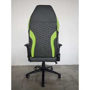 Chaise de <span class=keywords><strong>bureau</strong></span> de luxe haut de gamme pour personnes de grande taille avec accoudoirs 4D, chaise de jeu pivotante pour ordinateur <span class=keywords><strong>vert</strong></span>-noir avec repose-pieds pour grands hommes - Product Image 4