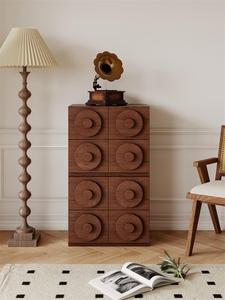 Meubles de décoration de salon en chêne <span class=keywords><strong>Armoire</strong></span> de rangement en bois moderne à 3 portes Table de chevet carrée Canapés Meuble de rangement TV - Product Image 2