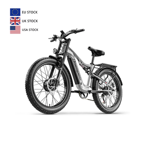Bicicleta Eléctrica Shengmilo S600 con Llantas Gruesas, 2000W con Dos Motores, Batería de 48V17.5AH, 26 Pulgadas, Bicicleta Eléctrica de Montaña para Adultos - Product Image 1