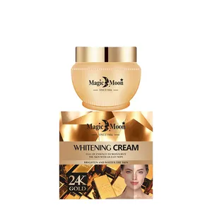 Apertando a pele Facial Hidratante Loção Vitamina C Anti Envelhecimento Rugas Removedor de manchas escuras Face 24k Gold Whitening Creme