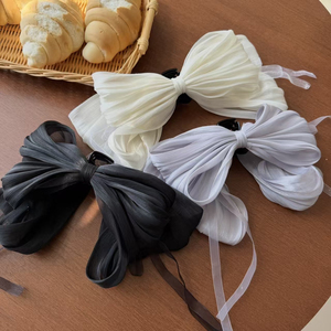 Pinza de Pelo con Lazo Grande, Elegante y de Alta Calidad, Estilo Dulce y Lindo para Mujer, Venta al por Mayor de Joyería de Moda - Product Image 4