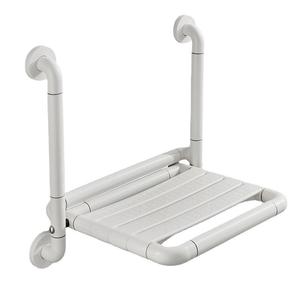 Bathroom Folding Shower Seat Wall Mounted Non Slip <b>Plastic</b> Safety <b>Stool</b> For Seniors 150 Kg Capacity Modern Design - Product Image 5