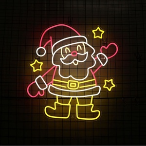 Dấu hiệu neon, từ phát sáng, biển quảng cáo, quán bar, hình dạng sáng tạo, chữ cái, đèn - Product Image 4