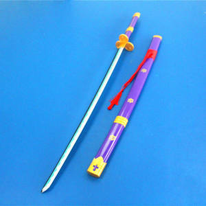 <span class=keywords><strong>2022</strong></span> Offre Spéciale Version populaire 1 pièce Zoro violet épée ABS bambou <span class=keywords><strong>Katana</strong></span> épées pour Cosplay - Product Image 2