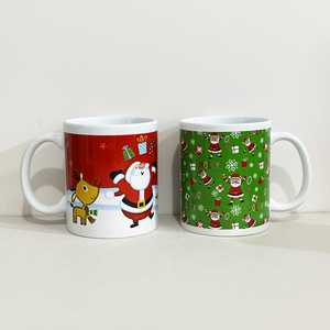 <span class=keywords><strong>Mug</strong></span> de Noël en céramique avec cuillère, bordure dorée électrolytique, tasse à eau, tasse à café, logo <span class=keywords><strong>personnalisé</strong></span>, personnalisable avec des images - Product Image 3