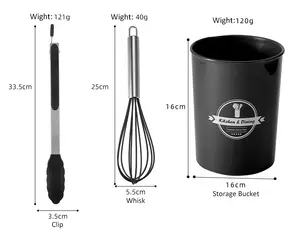 調理器具キット高品質ホットセールキッチンシリコン12個BSCI持続可能な調理器具セット家庭用品5セットモーデン