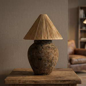 Lampe sur pied Home Basket en argile Anindya - Product Image 2