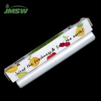 Film alimentaire écologique PLA+PBAT 100% biodégradable, compatible micro-ondes et congélateur, pour la conservation des fruits et légumes à la maison