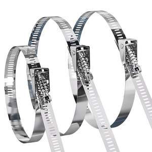 Collier de serrage rapide en acier inoxydable 304, collier de serrage pour tuyau, collier de serrage pour tuyau d'eau, hotte aspirante, tuyau de gaz, poli, antirouille - Product Image 1