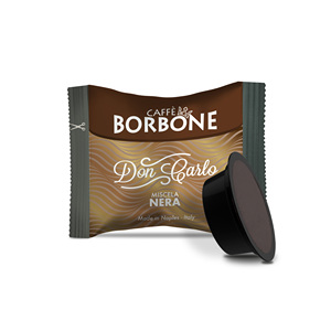 100 Capsule Borbone Nere Don Carlo Comp a MODO MIO 0,13 per Capsula per Macchine da Caffè Monodose - Product Image 1