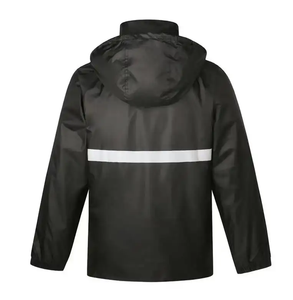 Vente en gros de poncho de <span class=keywords><strong>pluie</strong></span> pour hommes, vêtements de sport, veste de <span class=keywords><strong>pluie</strong></span> de sécurité à capuche, imperméable et réfléchissant, <span class=keywords><strong>cape</strong></span> imperméable - Product Image 4