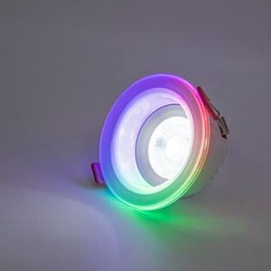 Lámpara de Techo LED de Ambiente Romántico con Cambio de Color, Downlight LED de 8W Regulable CCT con Foco LED de 90mm - Product Image 1