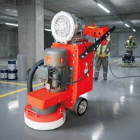 Machine de ponçage et de polissage de sols en époxy robuste, meuleuse planétaire pour béton 3,7 kW/5 CV pour la rénovation et le nivellement des sols en ciment