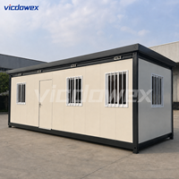 VICDOWEX Maison Modulaire Préfabriquée Personnalisée en Kit pour Camps de Construction, Bureaux, Entrepôts et Logements de Travailleurs