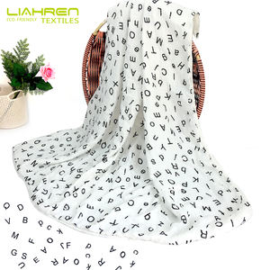 Ayers-paño de lavado de bambú uslin, tamaño grande de 47x47 pulgadas, 4 Uds. - Product Image 1