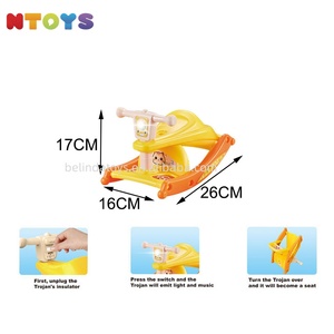 Cochecito de bebé 6 en 1 para niña encantadora, silla de comedor, columpio, PISCINA DE BOLAS de océano, accesorios de juguete con cochecito de muñeca de 12 pulgadas, novedad - Product Image 6