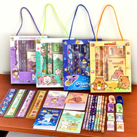 Coffret Cadeau de Papeterie pour Enfants, Idéal pour les Élèves du Primaire et la Maternelle, Boîte de Récompenses Surprise pour la Remise des Diplômes, Motif Capybara