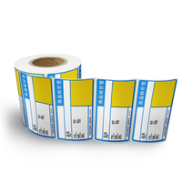 Étiquettes autocollantes de pesée, livraison gratuite OEM, à prix bas, étanche, anti-rayures, pour chaîne de supermarché, 50 pièces