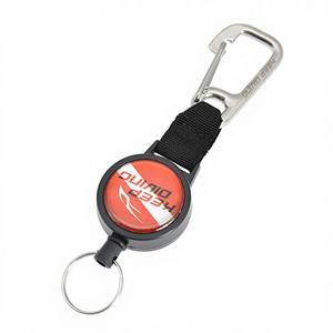 KEEP DIVING - Clip de Resorte de Acero Inoxidable para Buceo, Cordón Retráctil Antirrobo, Llavero con Cuerda Antipérdida, Accesorios para Buceo - Product Image 1