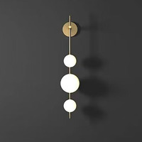 Nouvelle lampe murale LED minimaliste et moderne en fer pour chambre à coucher, lampe murale de luxe pour salon, couloir, escalier, salle d'exposition
