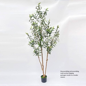 Albero di <span class=keywords><strong>Ulivo</strong></span> Artificiale in Vaso, Design Moderno e Lussuoso, Alta Simulazione in Plastica, Bonsai per Interni e Giardino - Product Image 5