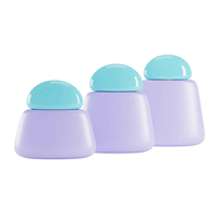 Nouveau design unique – Flacon souple en plastique HDPE 30ml 50ml 80ml pour soins de la peau – Tube mignon et recyclé pour lotion corporelle et crème solaire