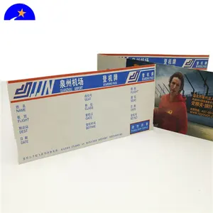 บัตรเดินทางทางอากาศกระดาษแข็งกระดาษเคลือบกระดาษประเภทกระดาษศิลปะและพื้นผิวเคลือบเงา - Product Image 1