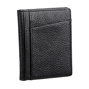 Portefeuille porte-cartes Andong pour homme en cuir de vache véritable, portefeuilles fins, permis de conduire - Product Image 2