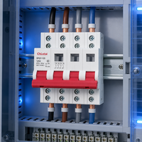 ChLotai 4P 125A 400V Sakelar Isolator Pemutus Sirkuit Modular dengan Pemasangan Rel DIN 35mm untuk Kotak Distribusi Listrik