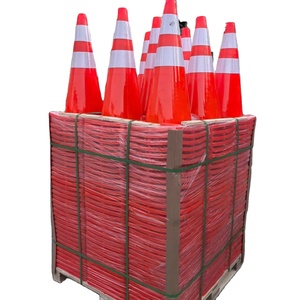 Roadsafe, fournisseur en gros de cônes de signalisation en PE PVC orange de 30/45/70/75/90 cm - Product Image 1