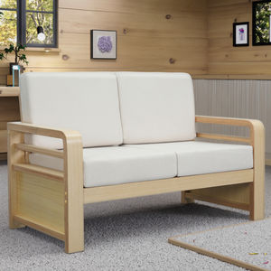 أريكة فاخرة عالية الجودة بإطار خشبي، أثاث غرفة معيشة، كنبة لشخصين، أرائك للاستجمام في الهواء الطلق - Product Image 3