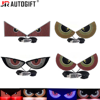 Lumière de signalisation LED pour pare-brise de voiture Devil Eye, lumière de signalisation avant et arrière de la voiture, lumière décorative clignotante USB pour la colère sur la route