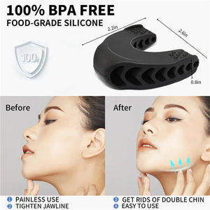 Wholesale Jaw <b>Exerciser</b> Neck Toning <b>Face</b> Muscle Trainer V Shape FaceShape Fitness Double Chin Reducer Two Resistance Levels - Product Image 2