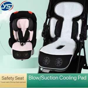 YISEN Materassino Ventilato Estivo per <span class=keywords><strong>Seggiolino</strong></span> <span class=keywords><strong>Auto</strong></span>/Passeggino, Cuscino Traspirante in Poliestere per <span class=keywords><strong>Seggiolino</strong></span> di Sicurezza Bambini - Product Image 1