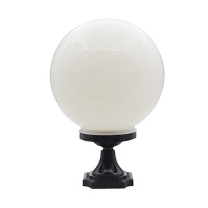 250MM Globe Pilier Lumières Acrylique Forme Clôture Extérieure Solaire LED Ball Gate Light Solaire Alimenté Pilier Lumière Avec Boule Caractéristique - Product Image 1