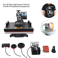 Presse à chaud combinée 8 en 1, machine à sublimation, machine à imprimer sur vêtements, presse à chaud