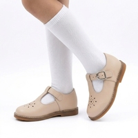 Chaussure plate à semelle en caoutchouc pour enfants, chaussure décontractée, chaussure de fête formelle, chaussure en cuir fendu pour enfants, pour l'école