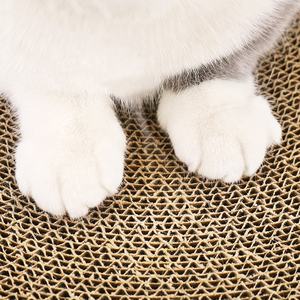 Prodotto per animali domestici gatti giocattolo a forma di scarpa tiragraffi verticale carta ondulata cartone gatto <span class=keywords><strong>Scratcher</strong></span> con erba gatta gratis - Product Image 6