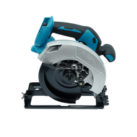 Scie circulaire industrielle sans fil 18V sans balais, 125mm, pour découpe multifonctionnelle du métal, du bois et du plastique, avec profondeur de coupe réglable et fonction d'obturation