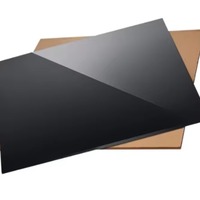 Plaque en acrylique coulé sur mesure de 3 mm, 5 mm, 8 mm d'épaisseur, plaque PMMA transparente, panneau en plexiglas pour découpe laser, signalétique, affichage
