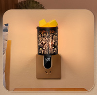 Lampe à cire parfumée électrique de style rétro européen, diffuseur de parfum, lampe de table pour la chambre à coucher, décoration de la maison