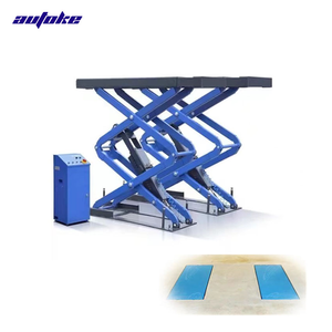 Autoke 4000Kg Trong Đất Cắt Kéo Xe Thang Máy Đầy Đủ Tăng Thủy Lực Khóa Điện Cắt Kéo Tự Động Nâng Cho Sửa Chữa Xe - Product Image 4