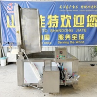 Chaudière à vapeur à double enveloppe en nid d'abeille certifiée CE, cuve basculante hydraulique pour la cuisson à la vapeur à grande échelle de produits porcins, de volaille et de canard