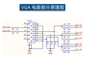 Module d'affichage à 7 segments à 8 chiffres FPGA, sortie VGA RGB332, interface PS/2, pour cartes de développement FPGA M680 - Product Image 4