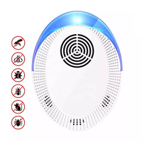 Nouveau Répulsif Électronique Ultrasonique Anti-Nuisibles en ABS Solide pour Moustiques et Insectes Volants