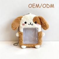 Dompet Kartu Boneka Burung Hantu Lucu, Dompet Hewan Isi Lembut, Kantong Kartu Portabel, Organizer Kartu Mini Kartun, Hadiah Anak-Anak, Tanpa Minimum Order