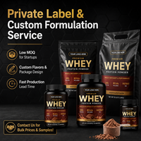 Concentré de protéines de lactosérum en poudre, supplément nutritionnel sportif, 907 grammes, logo et emballage personnalisables, directement de l'usine, OEM