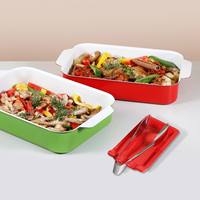 Loyang Panggang Anti Lengket Stainless Steel Warna-Warni - Loyang 3 Lapis, Tahan Lama untuk Dapur, Prasmanan, Restoran & Katering