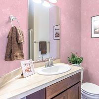ORON DECO Papier peint auto-adhésif rose gaufré à motif floral peler et coller pour chambre à coucher d'enfants Décoration texturée Papier de contact à fleurs