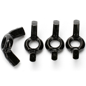Écrou à oreilles en acier au carbone oxydé noir de haute qualité / acier inoxydable 304, métrique M3-M12, DIN315, grade 4.8/6.8 Nindejin - Product Image 4